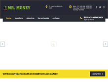 Tablet Screenshot of mymrmoney.com